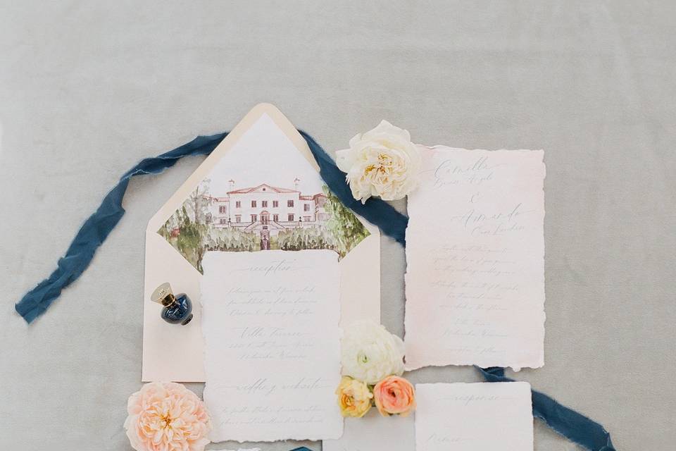 Watercolor invitation