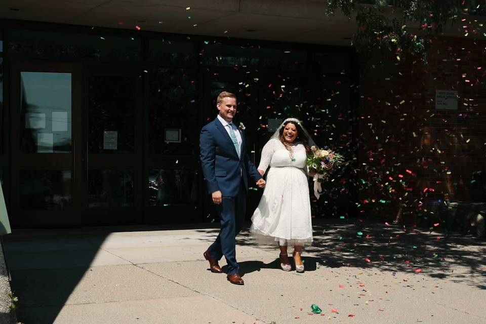 Confetti Exit!