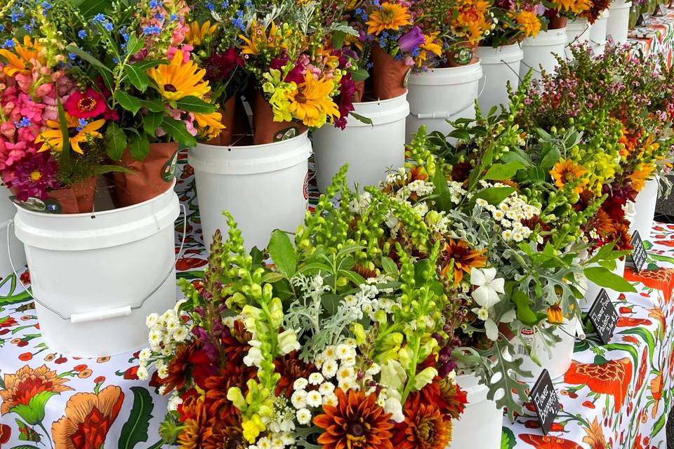 Market bouquets