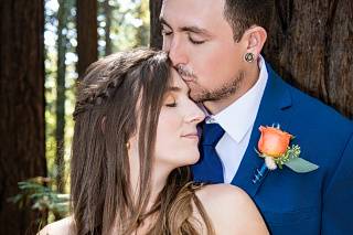 Romantic Forest Wedding Portra