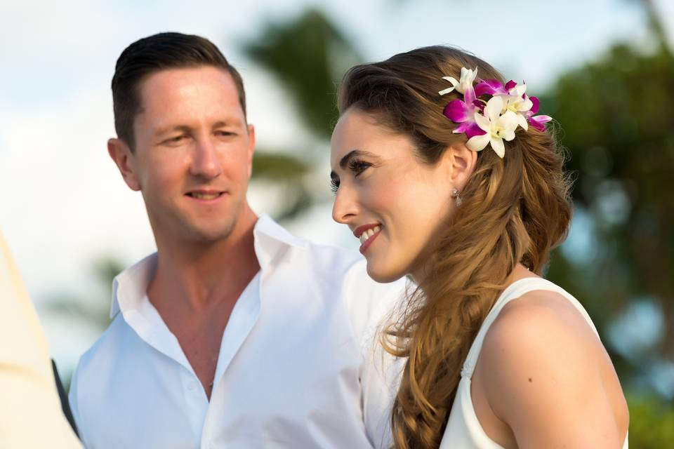 Wedding Hair Maui Style