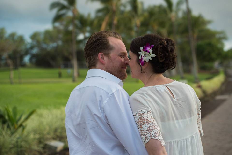 Wedding Hair Maui Style