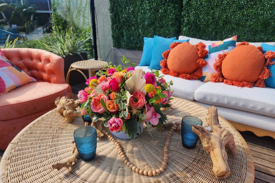 Boho bright and beach