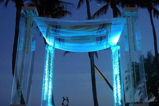 Our Acrylic Arch will definitely make a statement at your Event!