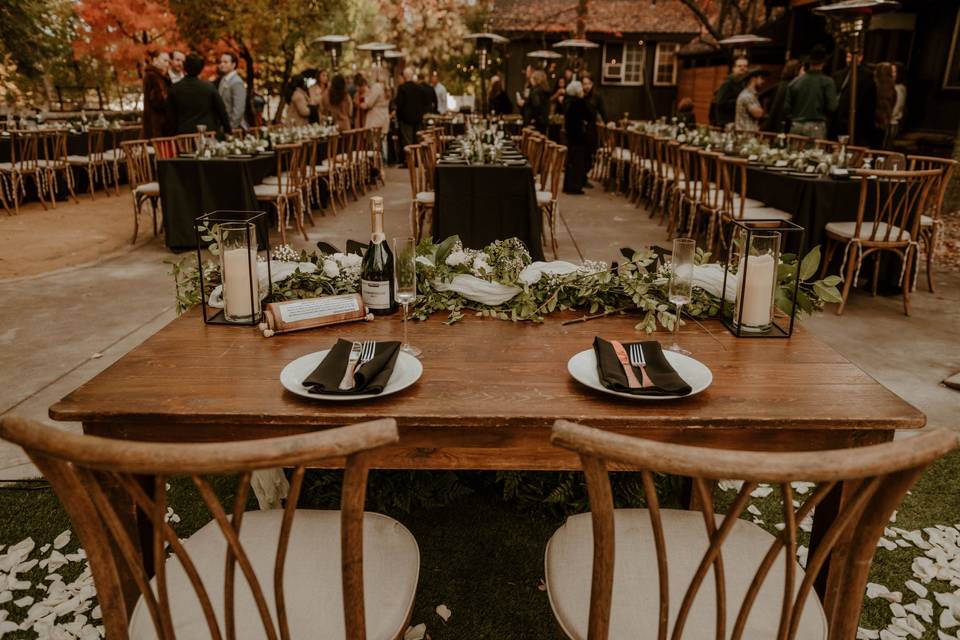 Reception tables