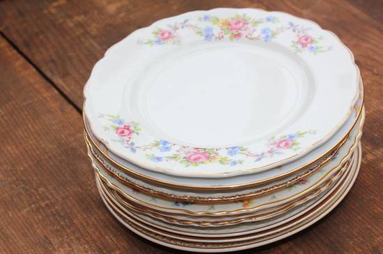 Mismatched Vintage China