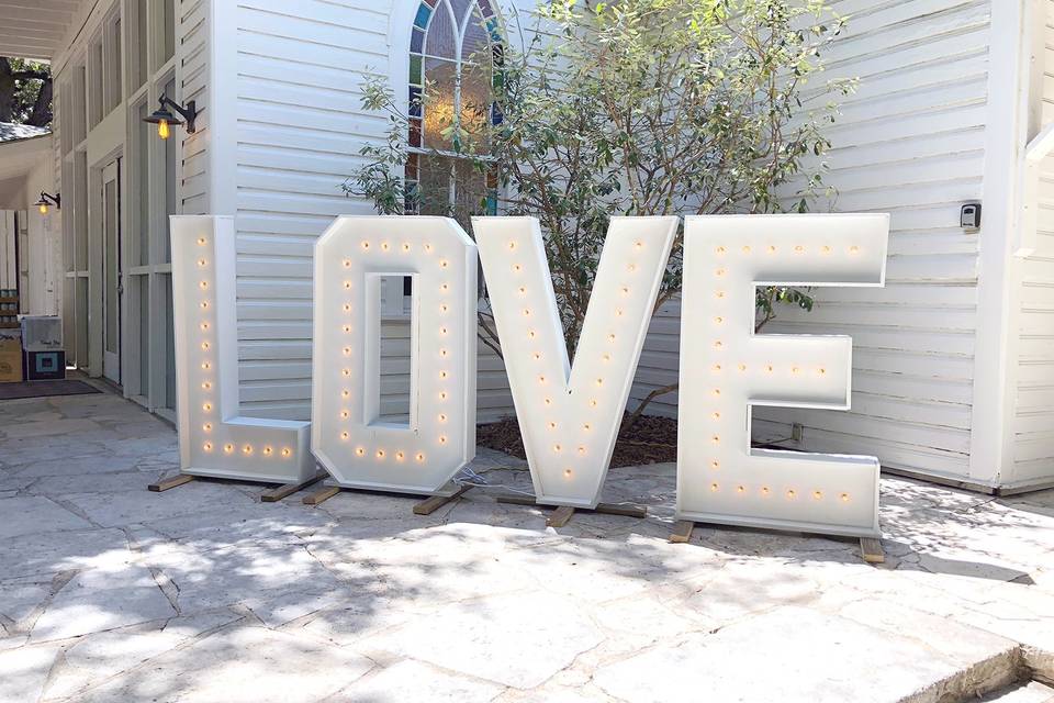 4' Marquee Letters