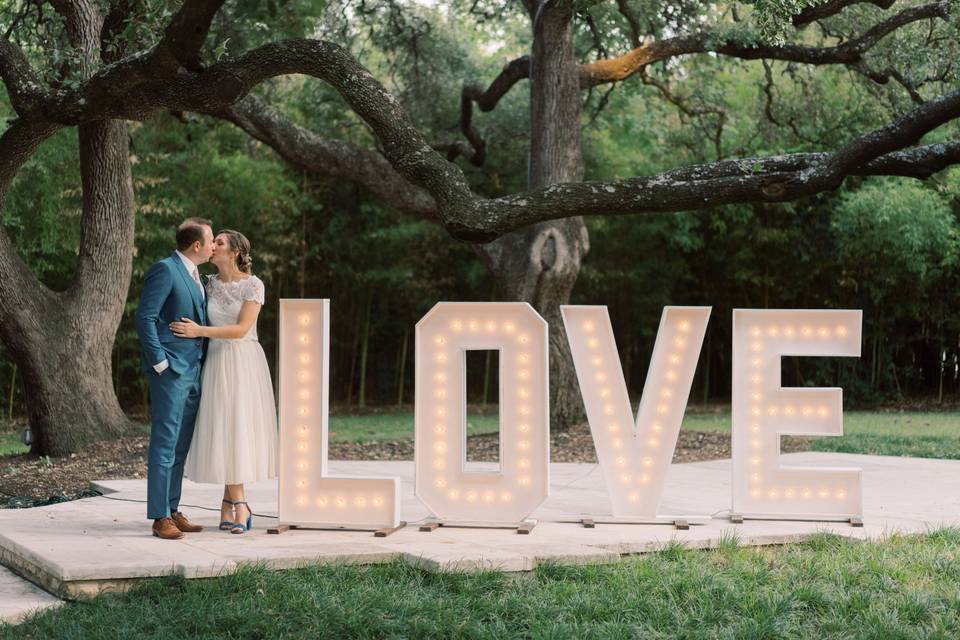 4' marquee letters