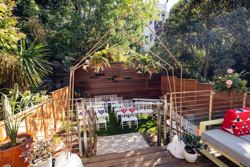 Backyard weddings!