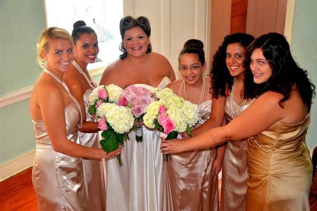Bride and the bridesmaid