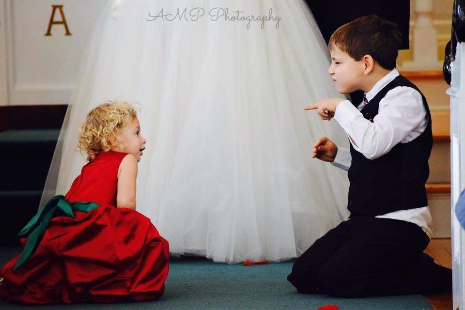 Junior wedding attendants