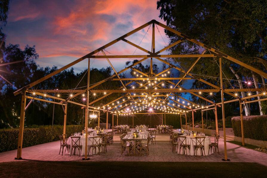 Outdoor wedding venue