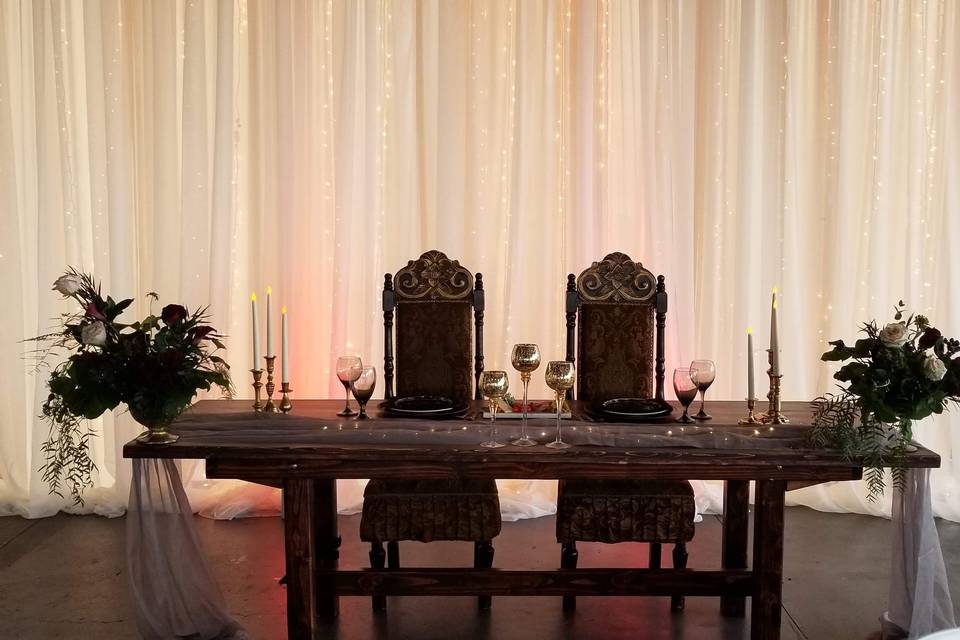 Sweetheart table