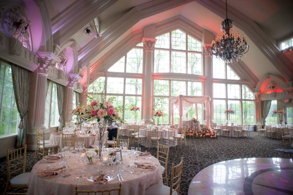 Stunning reception setting