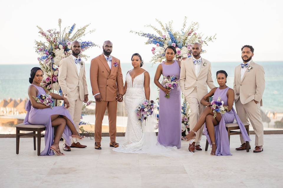 The wedding party