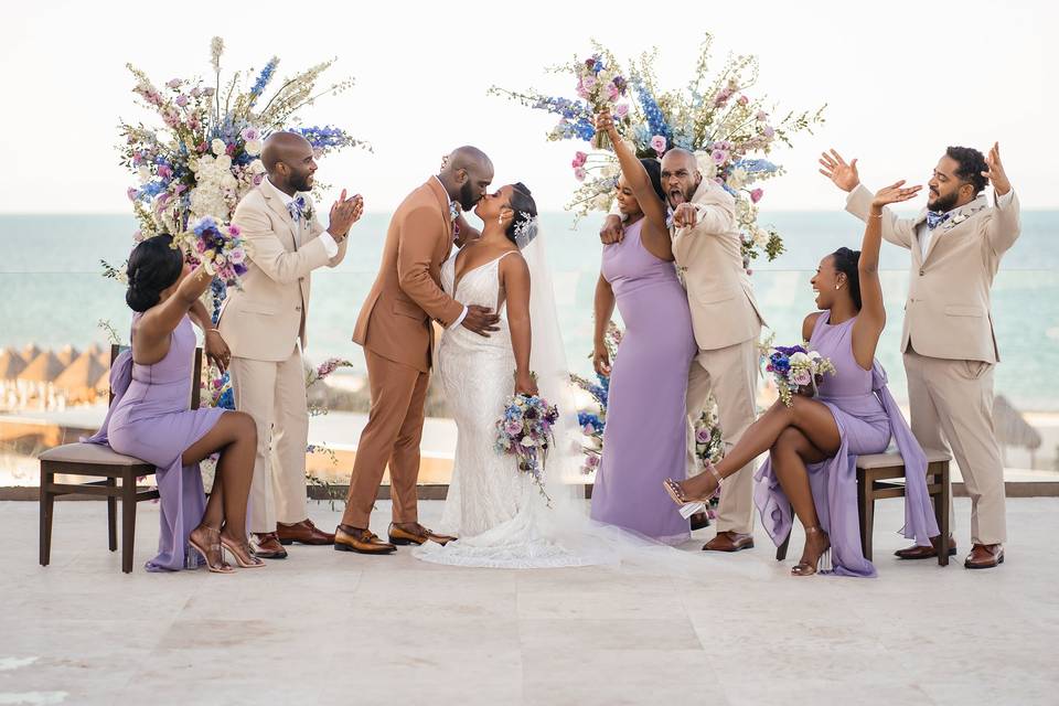 The wedding party!