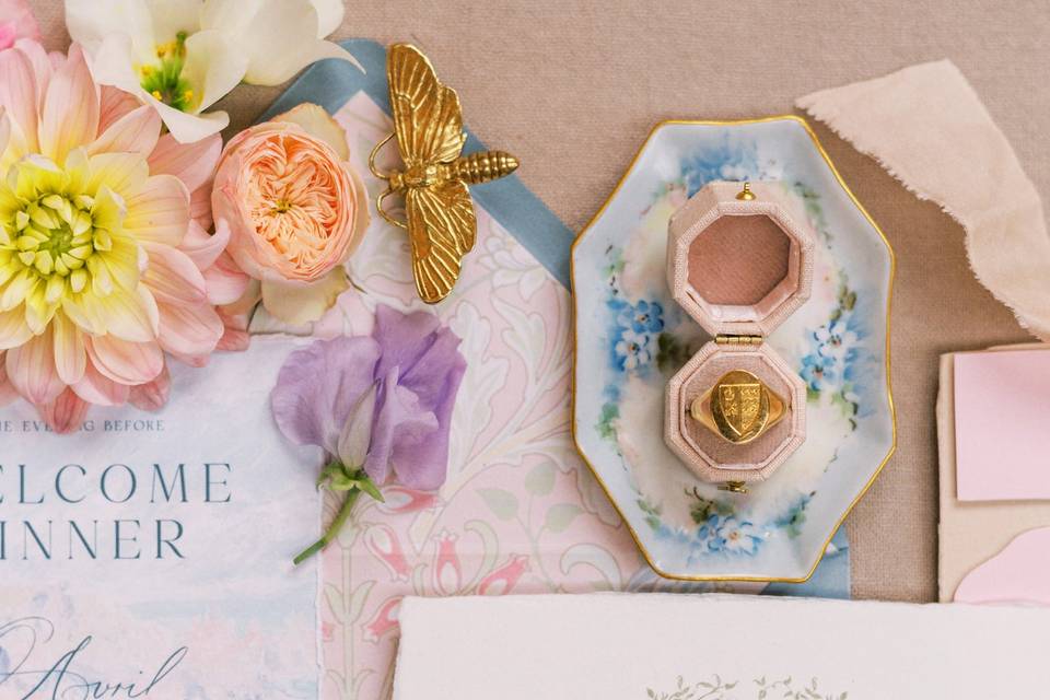 Invitation Flatlay