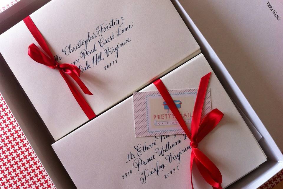 Pretty Mail Calligraphy