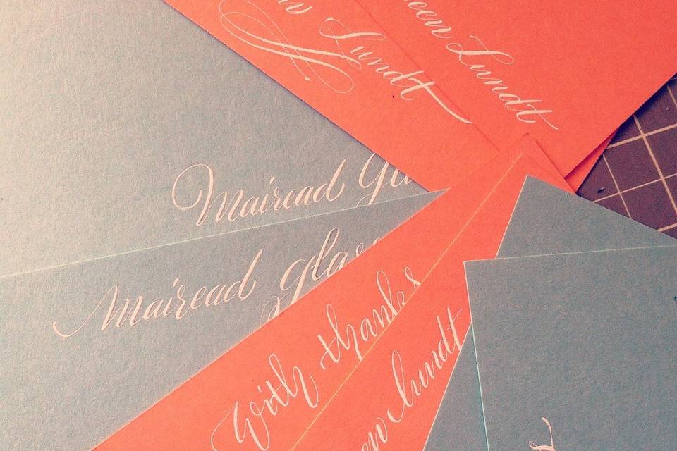 Pretty Mail Calligraphy