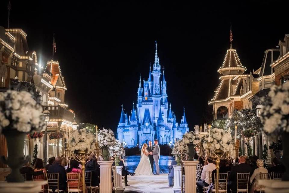 Breathtaking Disney wedding