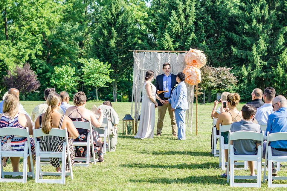 Outdoor ceremony