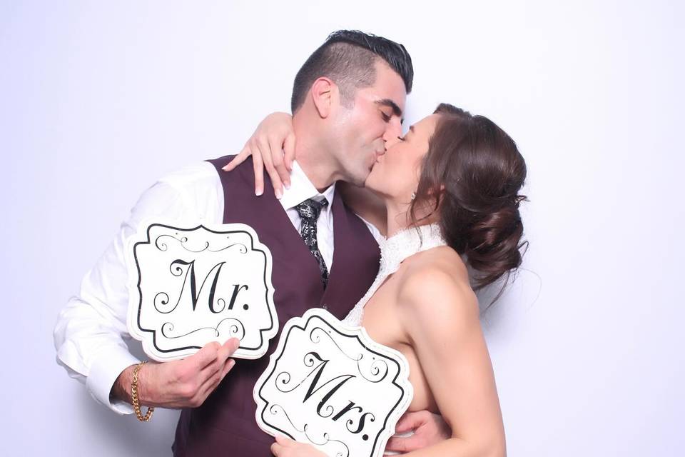 Wedding photo booth