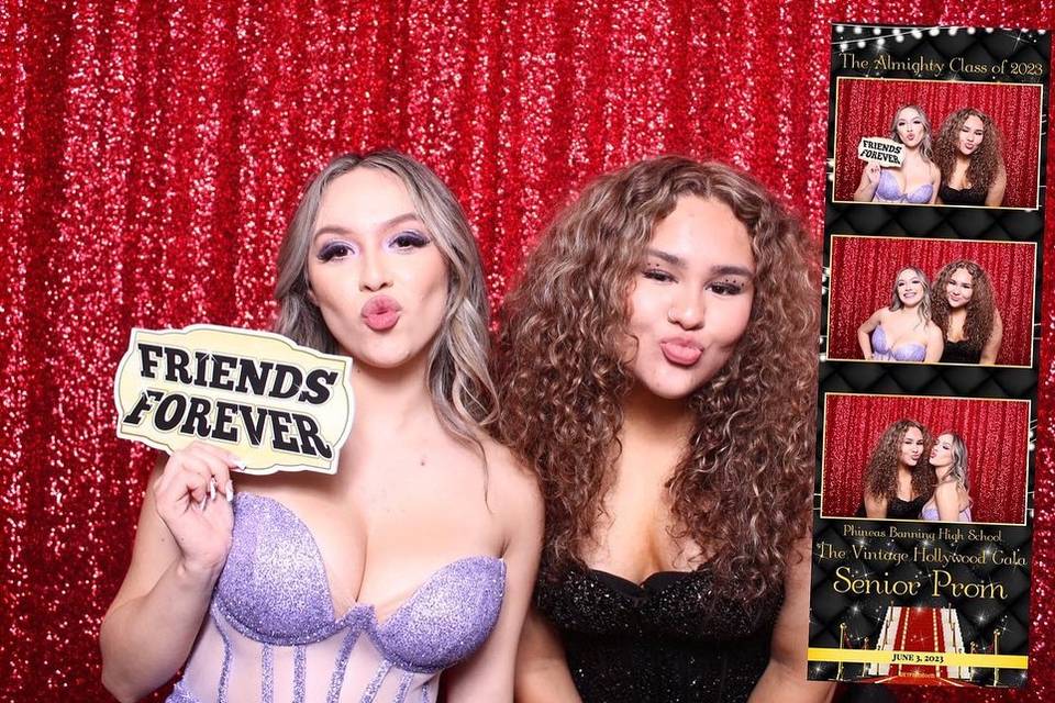Prom photo booth