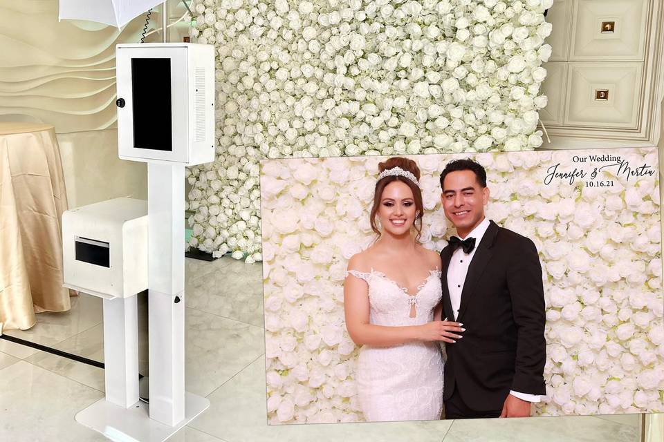 Wedding photo booth