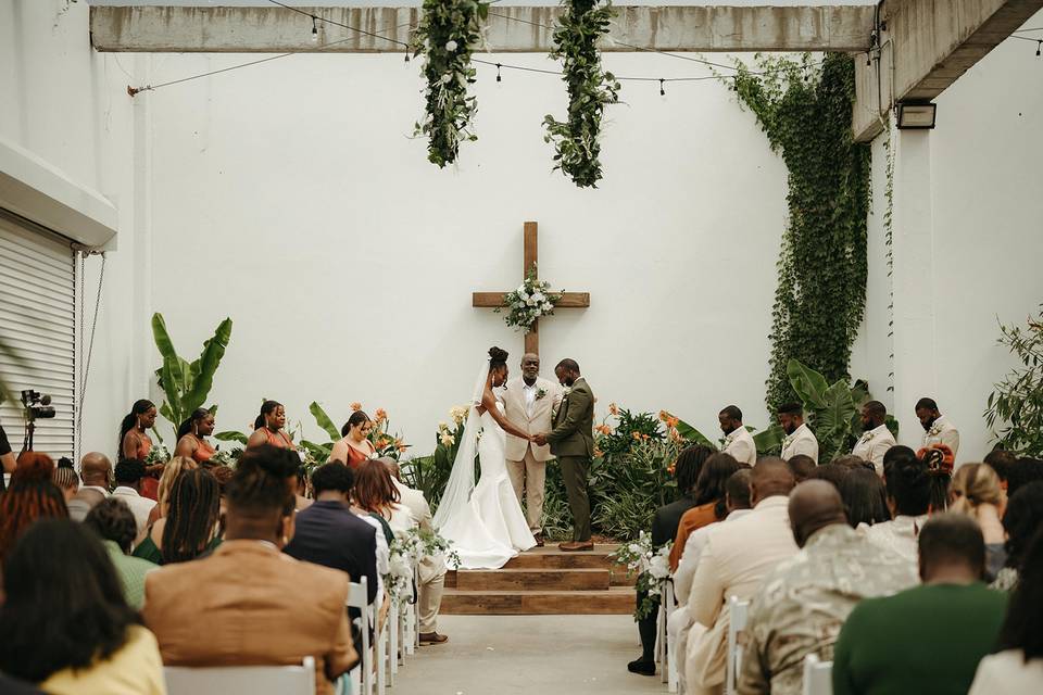 Ceremony in The Courtyard