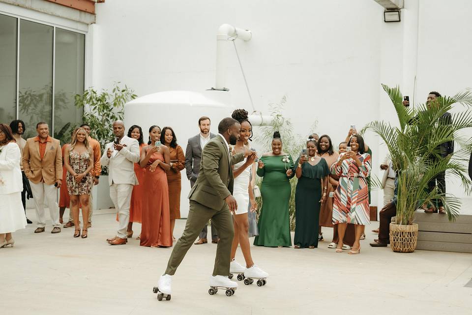 First Dance on Skates