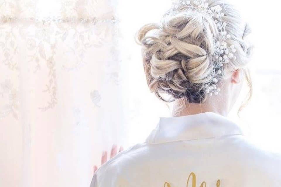 Bride hair