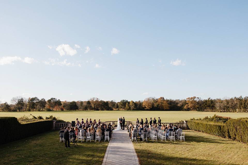 Fall Wedding Ceremony