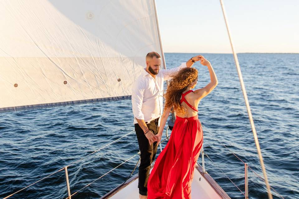 Sailboat Engagement