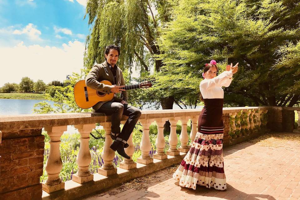 Guitar and Flamenco Dancer Duo
