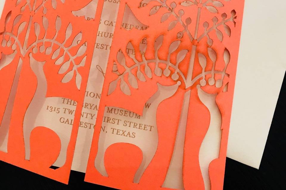 Papel picado coral suite