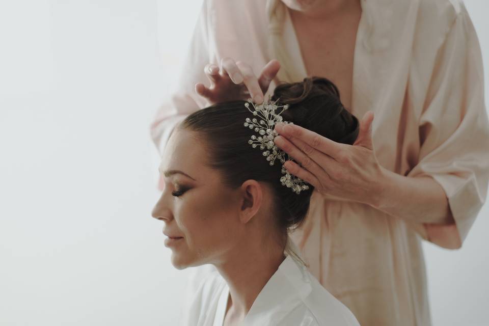 Bridal hairstyle