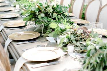 Greenery + Foliage Centerpiece