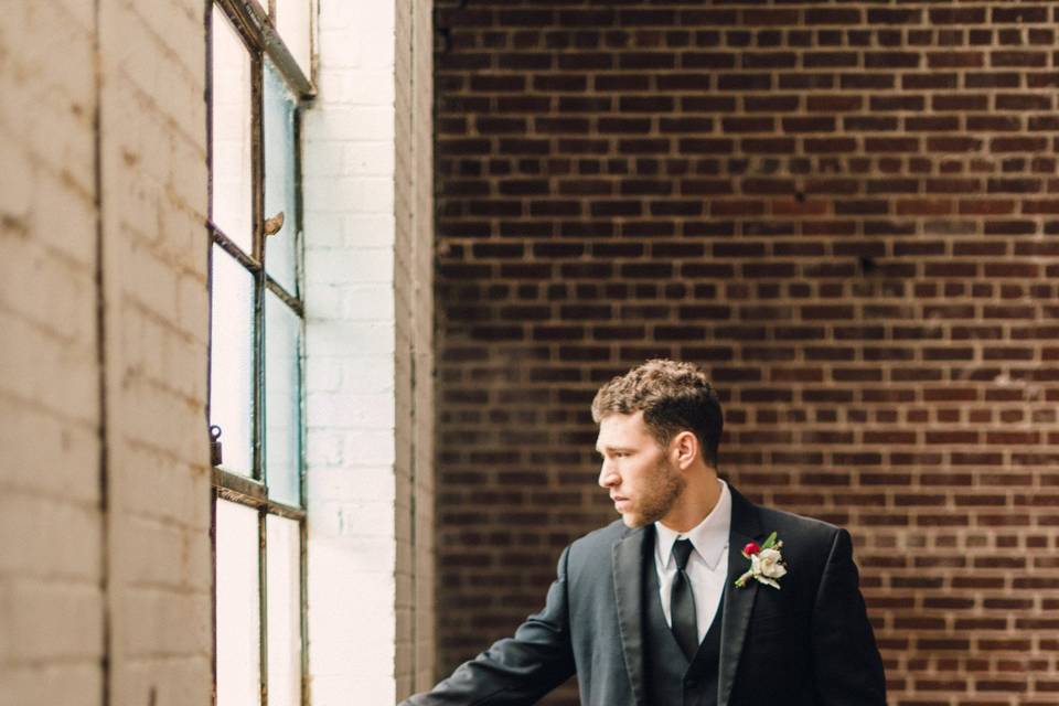 Groom portrait