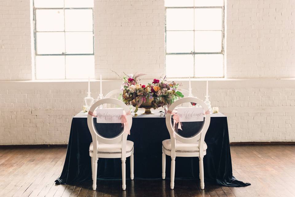 Sweetheart table