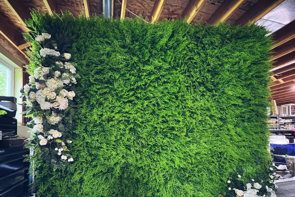 Lush Greenery Wall