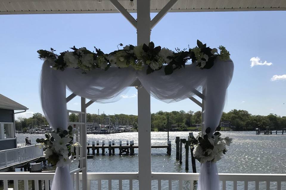 Wedding Arch on the Water