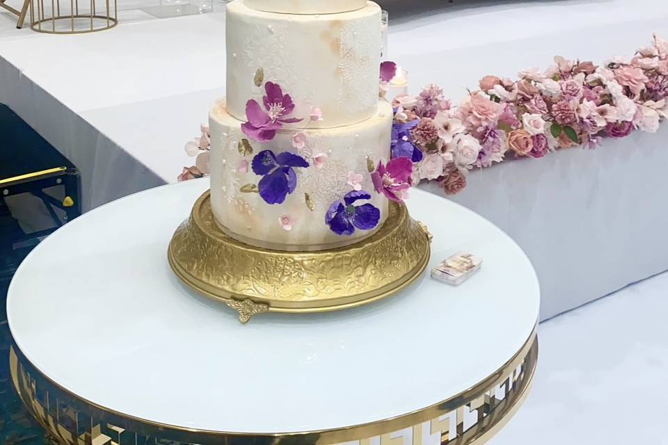 Floral Wedding Cake