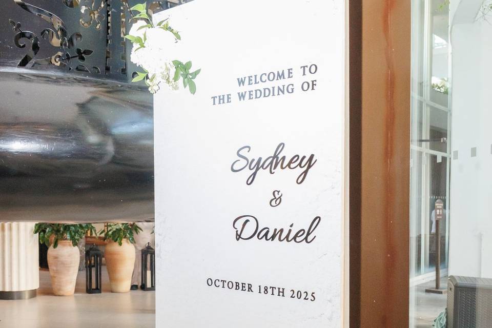 Wedding Sign