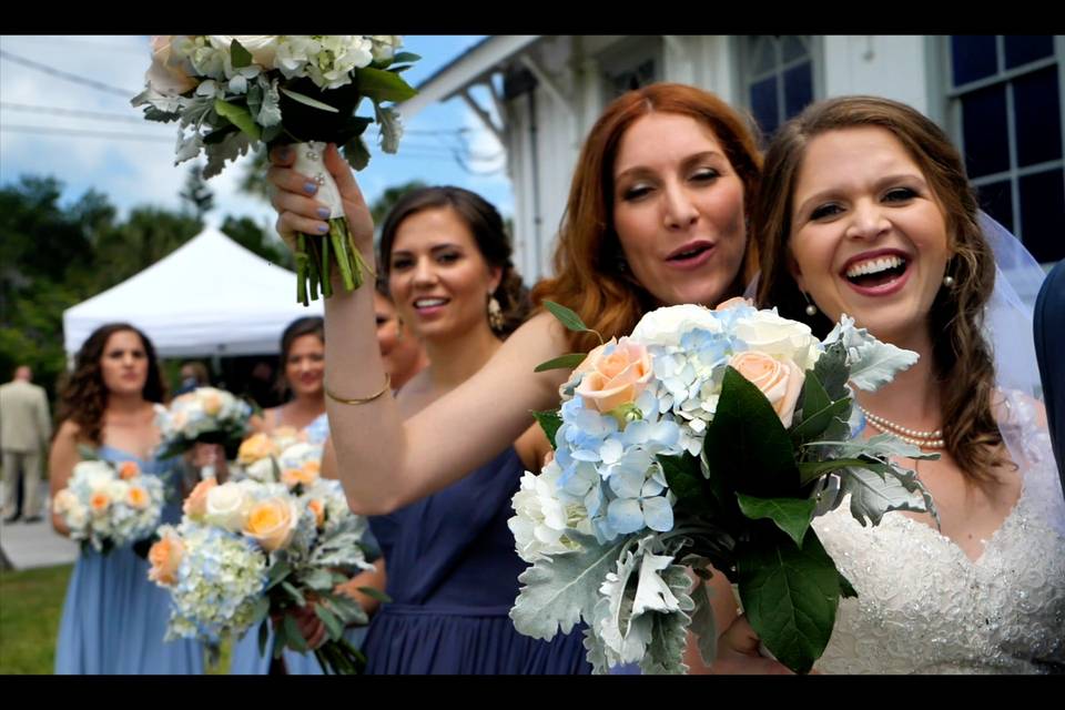 The bridal party