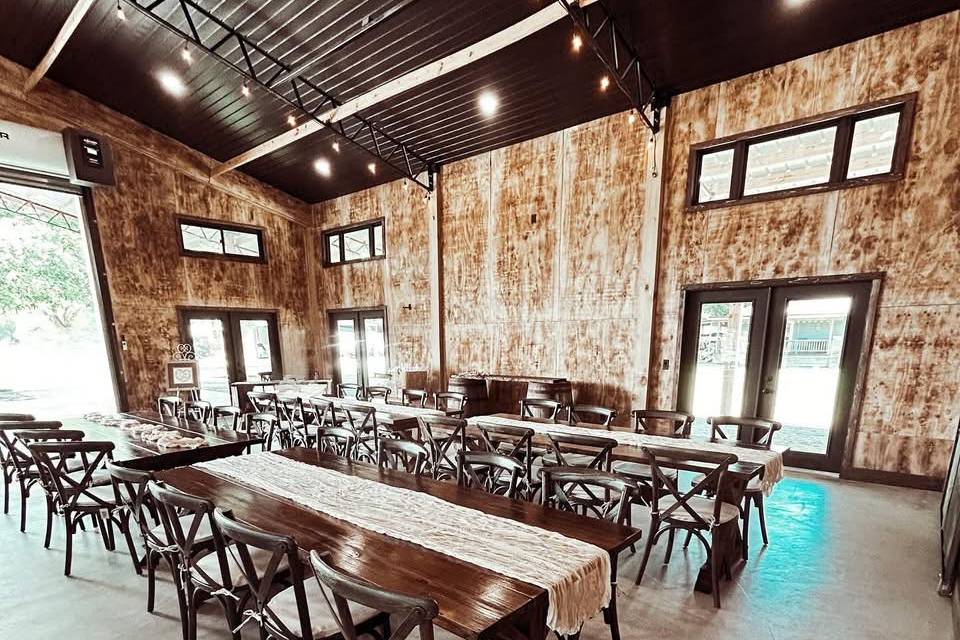 Farmhouse Tables + Cross Backs