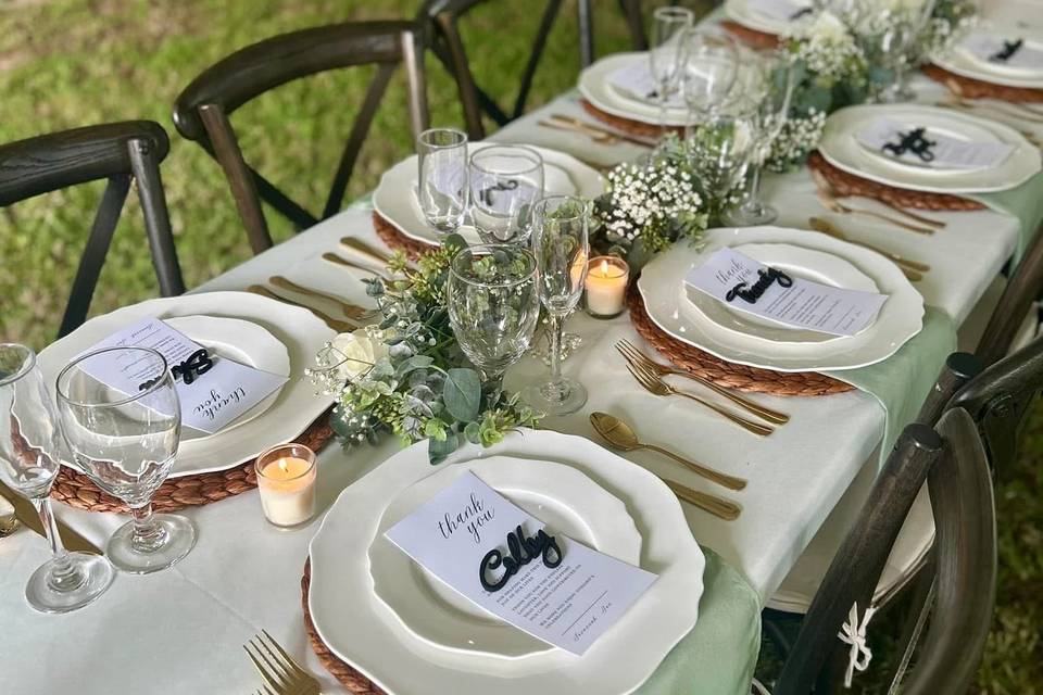 Table Setup