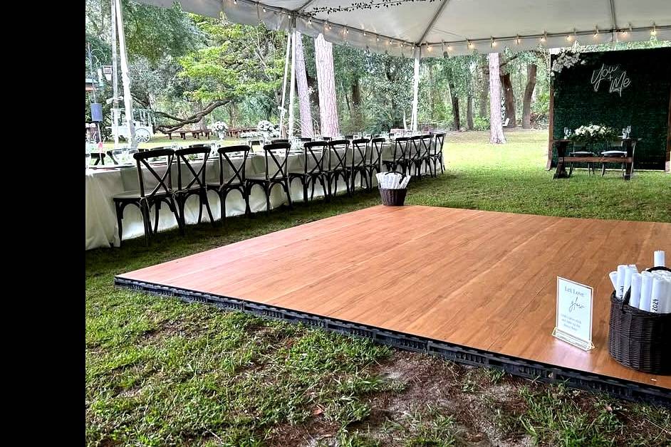 12x12 Maple Dance Floor