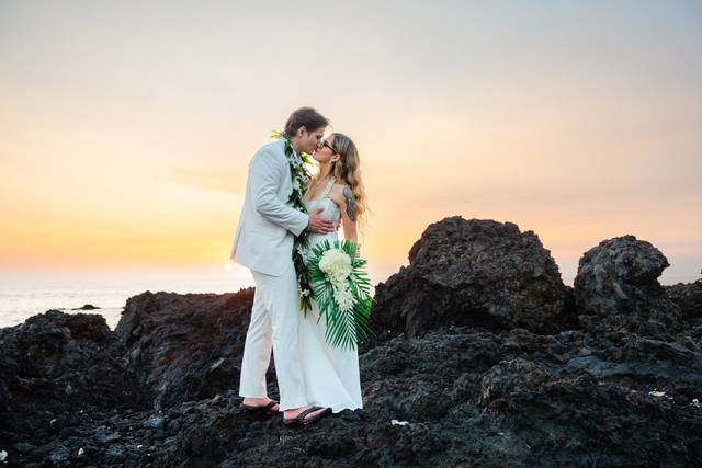 Sunset wedding