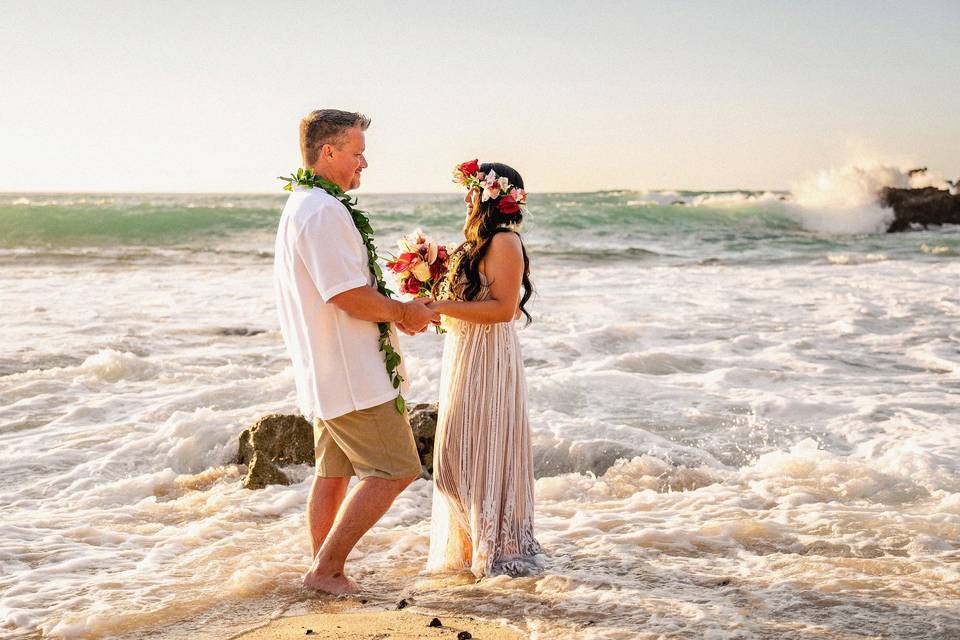 Wedding by the Ocean