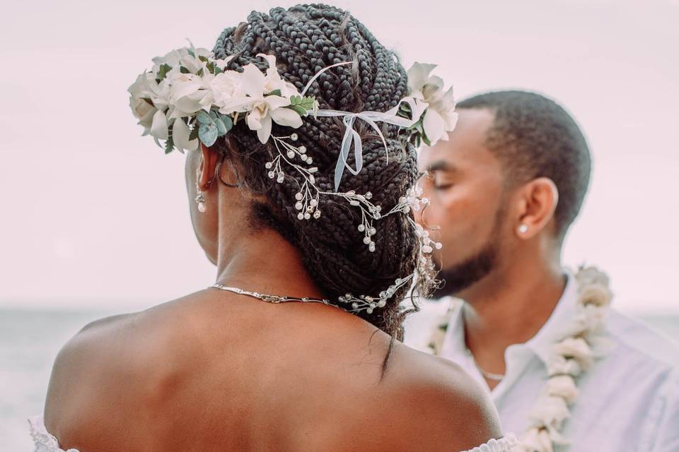 Downtown Kona wedding